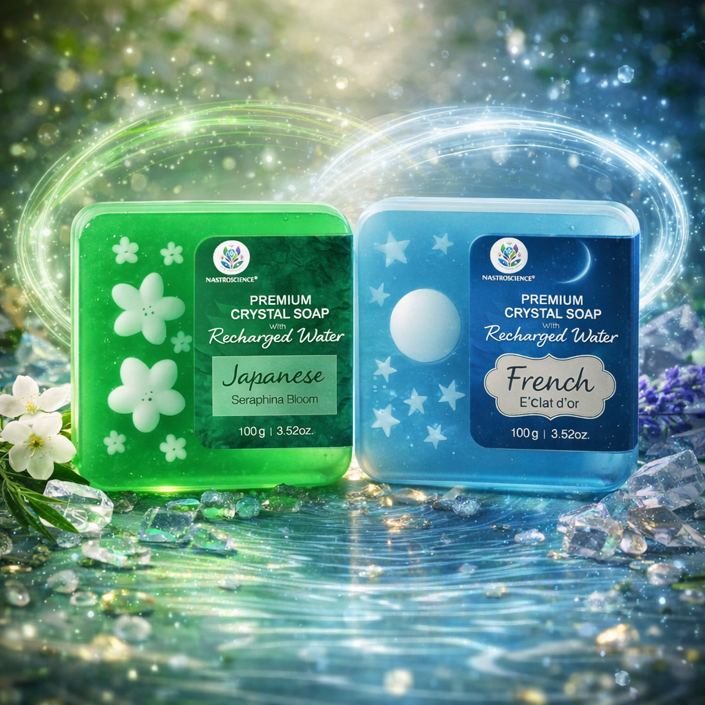 Green & Blue Premium Crystal Soap (Pack of 2)