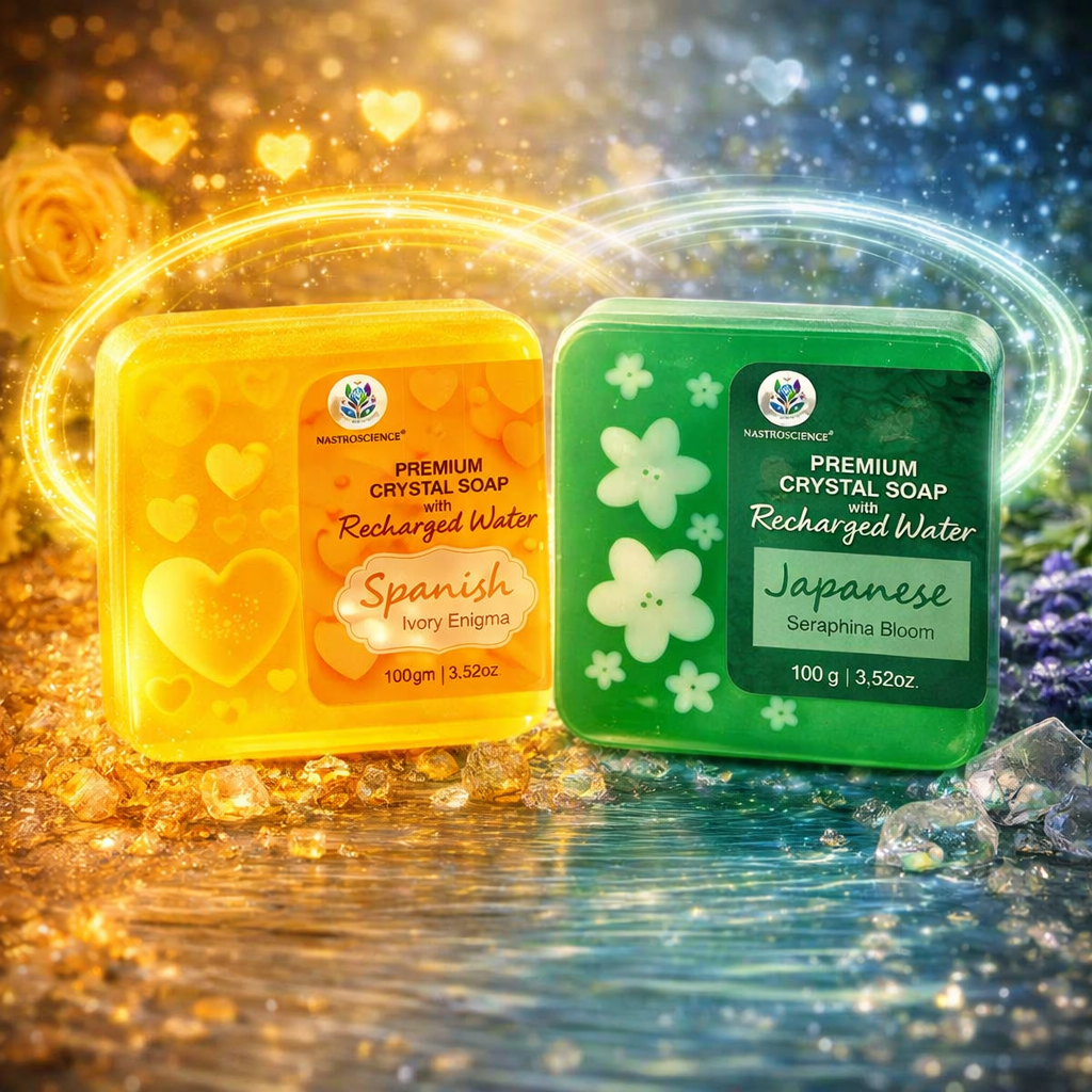 Yellow & Green Premium Crystal Soap (Pack of 2)