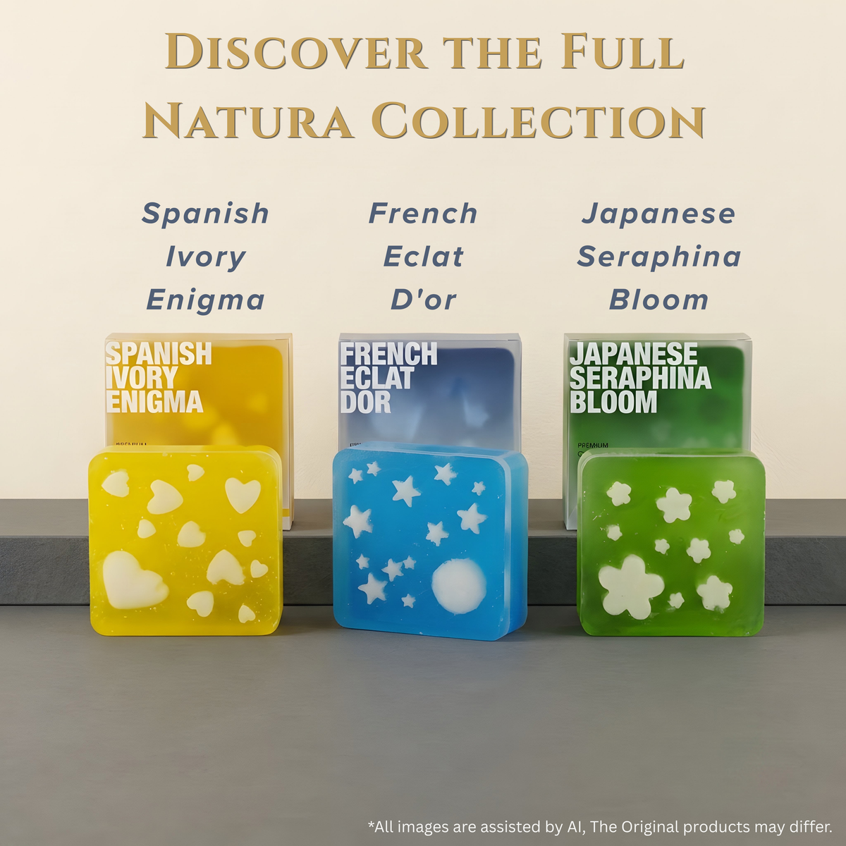 French E'Clat d'Or Crystal Soap - Nastroscience, view 8