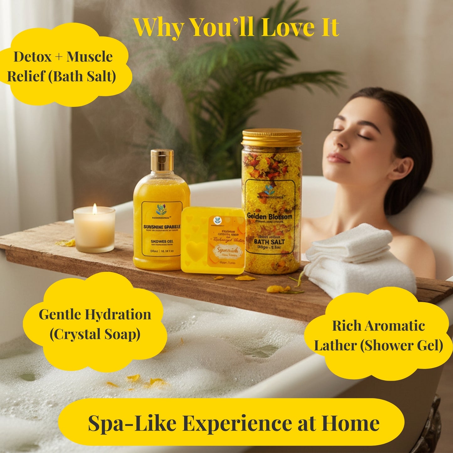 Nastroscience Golden Glow Luxury Ritual Kit