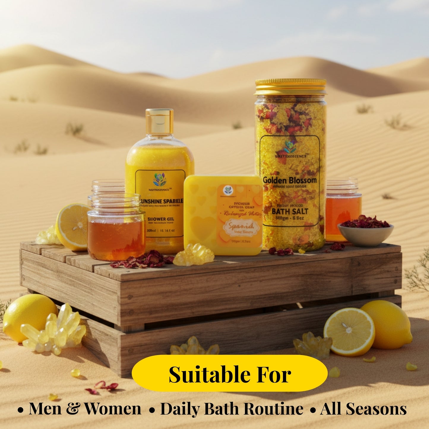 Nastroscience Golden Glow Luxury Ritual Kit