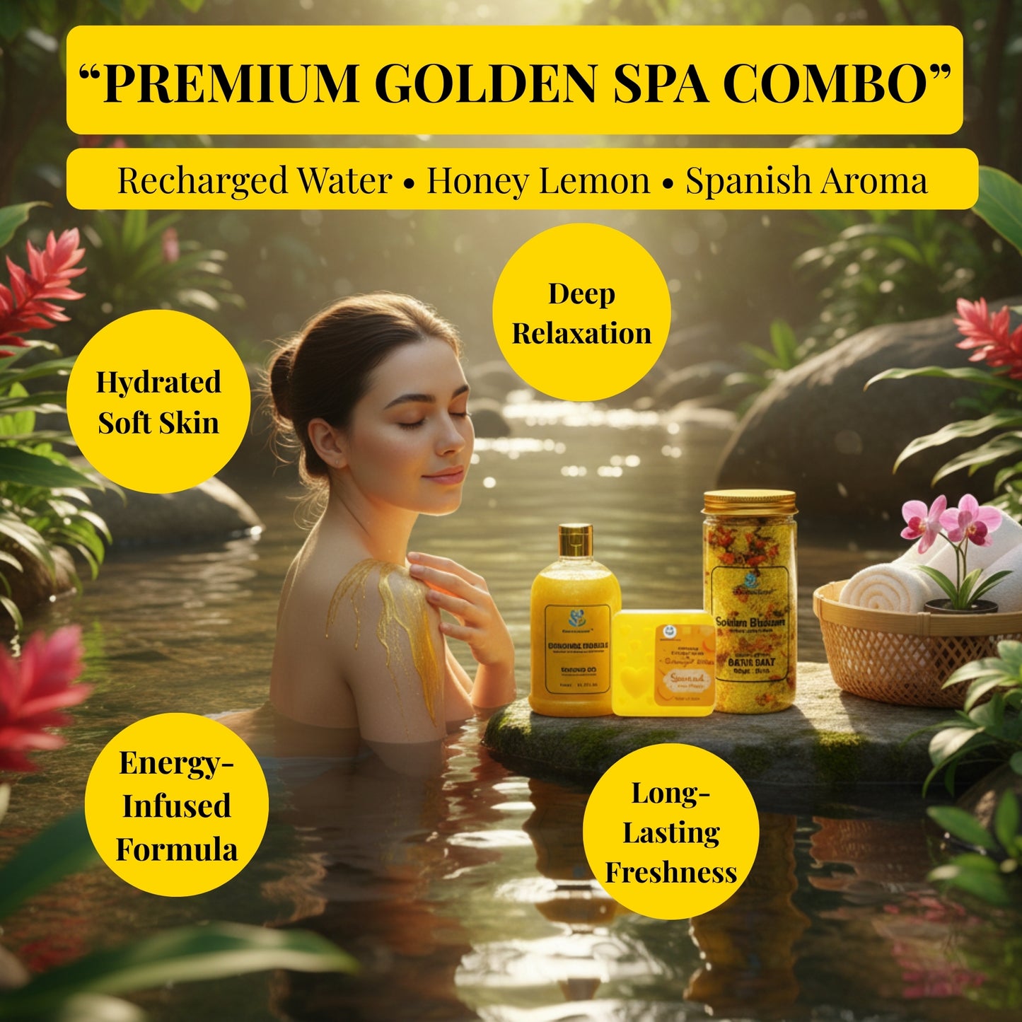 Nastroscience Golden Glow Luxury Ritual Kit
