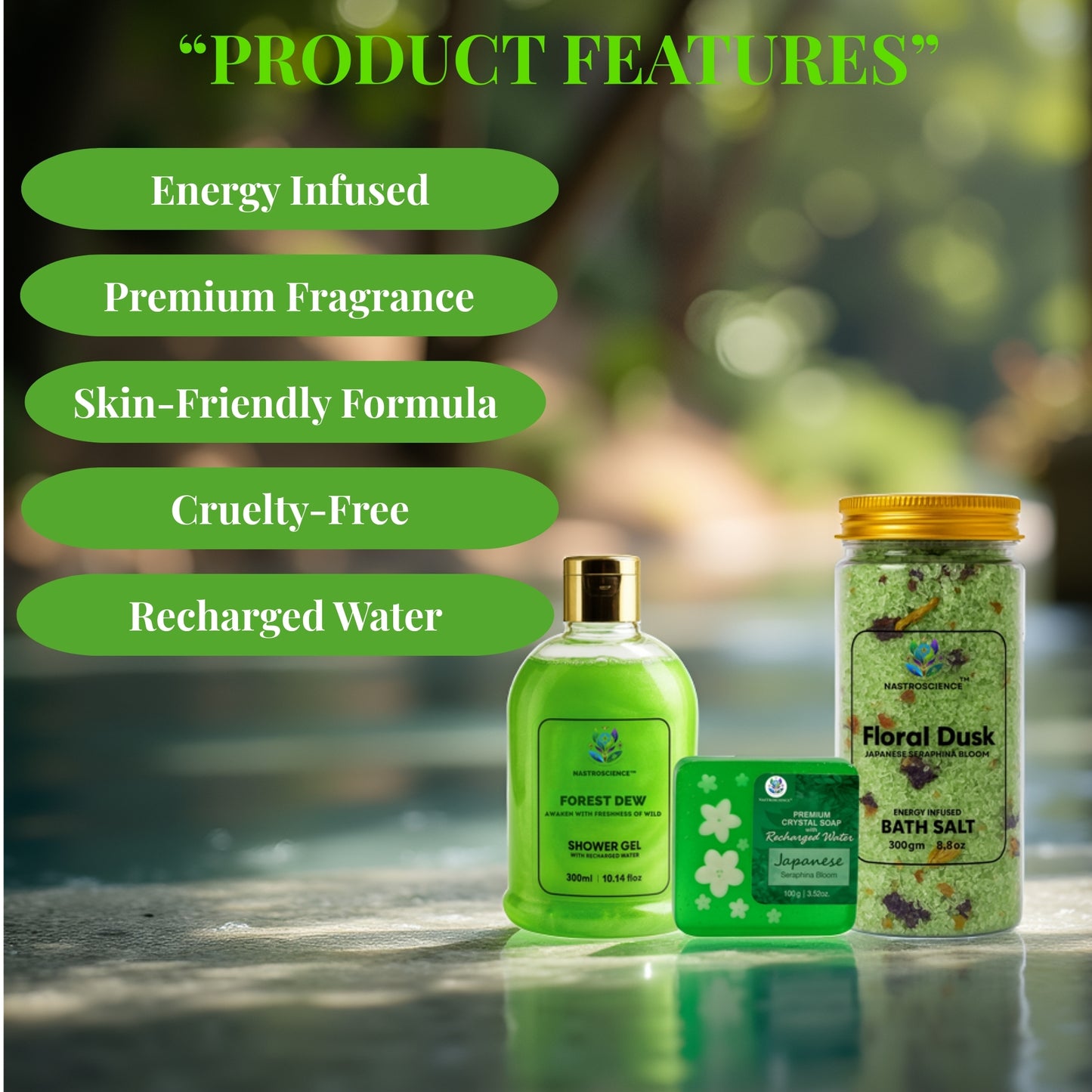 Nastroscience Forest Calm Luxury Ritual Kit