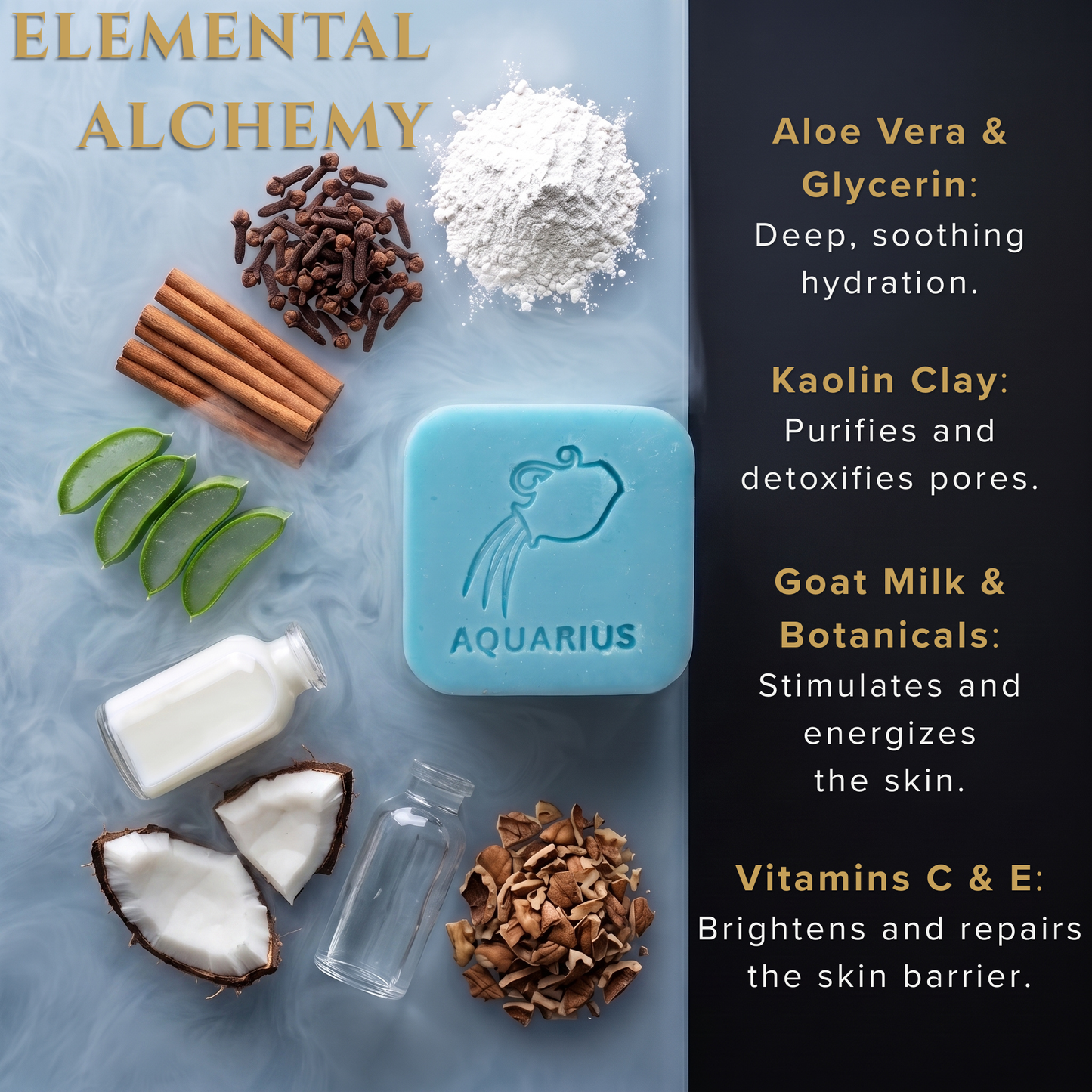 Aquarius Zodiac Soap