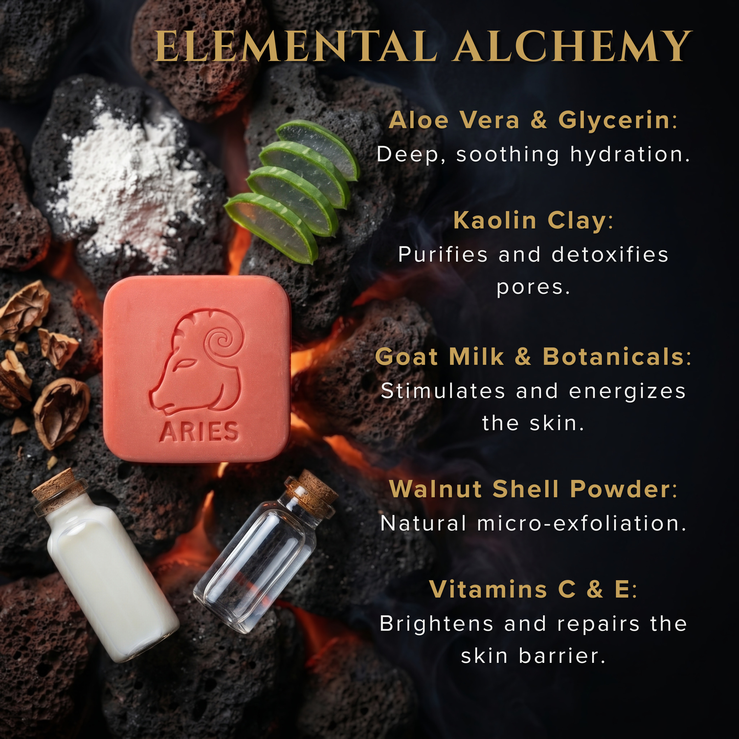 Aries Zodiac Soap