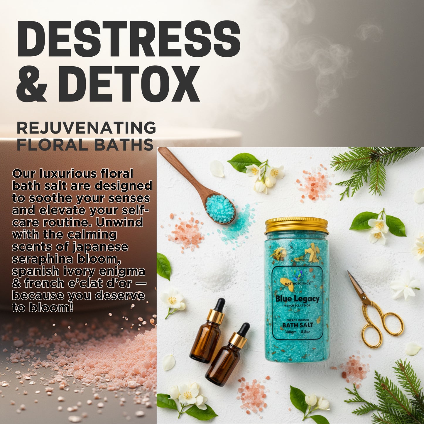 Blue Legacy Energy Infused Bath Salt