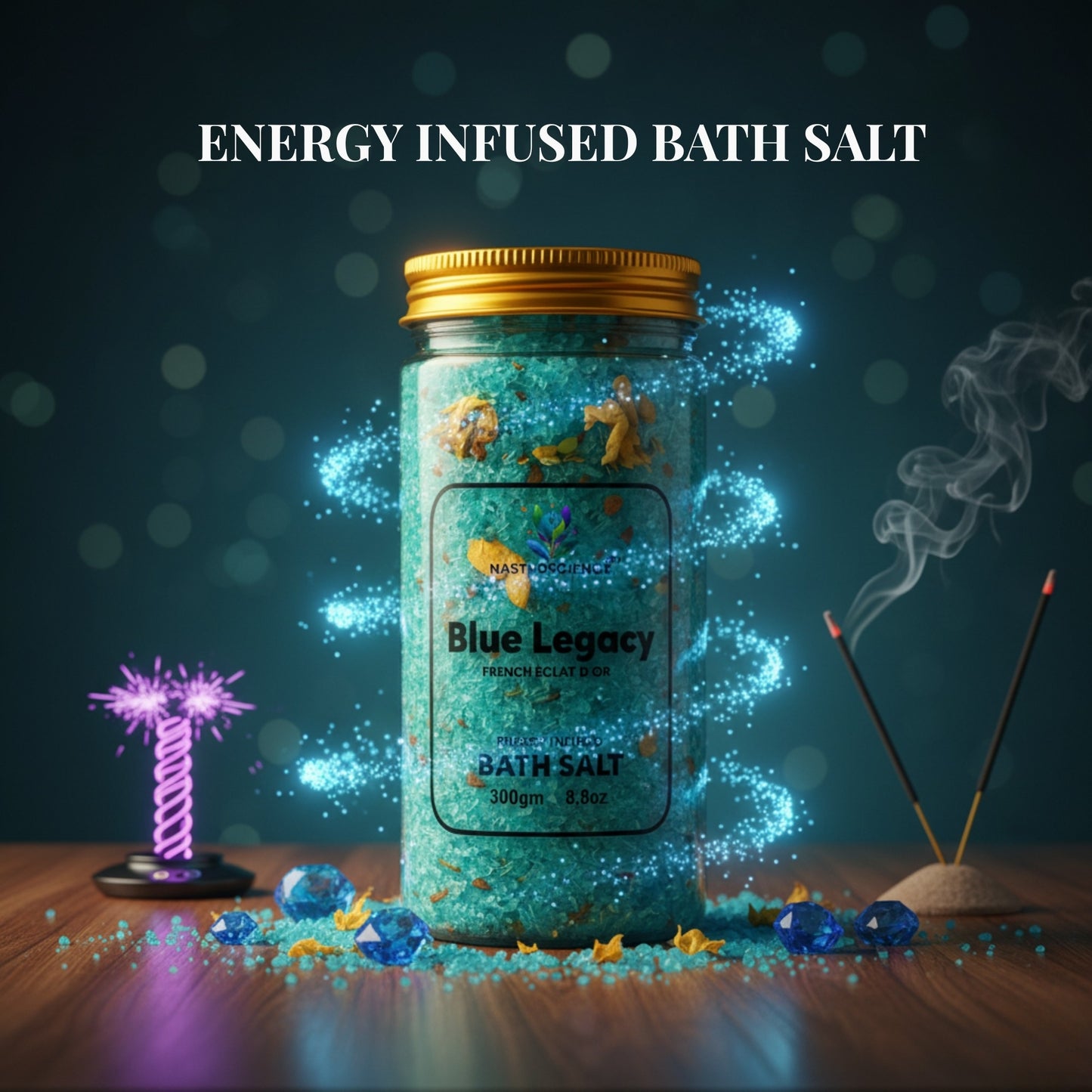 Blue Legacy Energy Infused Bath Salt