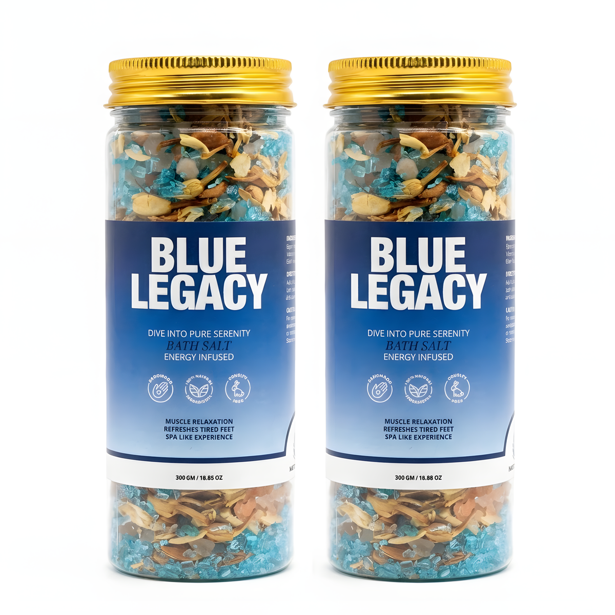 Blue Legacy Bath Salt Pack of 2 by Nastroscience