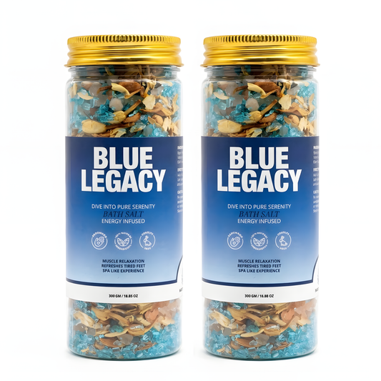 Blue Legacy Bath Salt Pack of 2 by Nastroscience