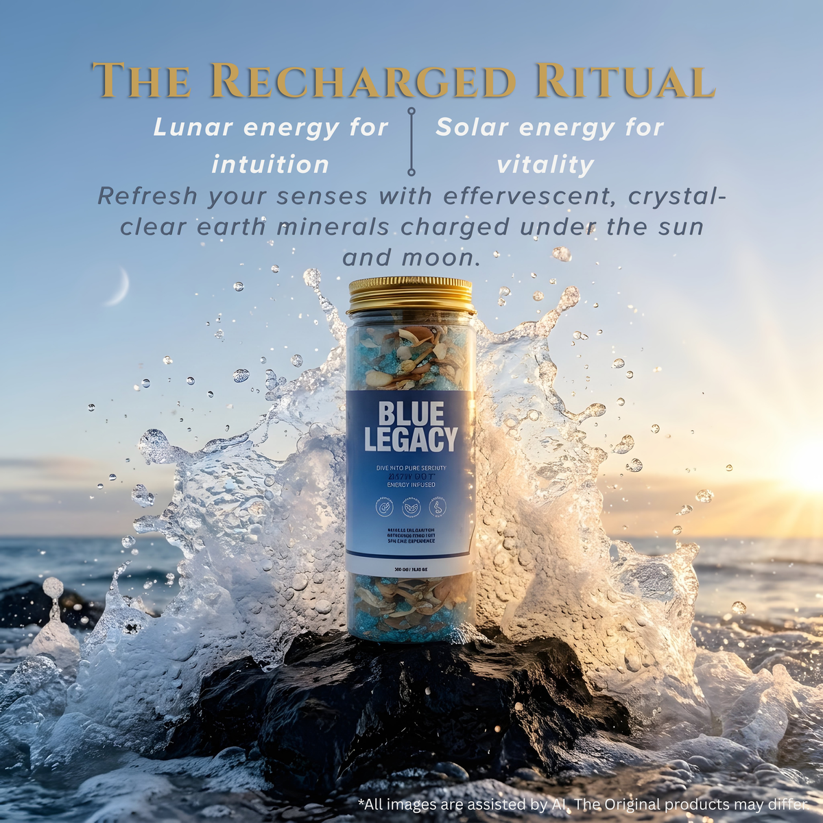 Blue Legacy Bath Salt - Nastroscience, view 4