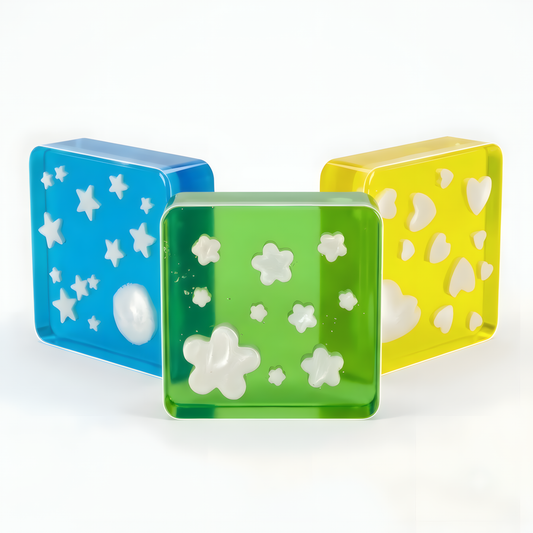 Mix combo of Premium Crystal Soap (Pack of 3)