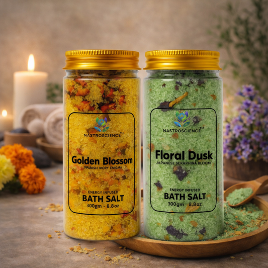 Golden Blossom & Floral dusk Energy Infused Bath Salt