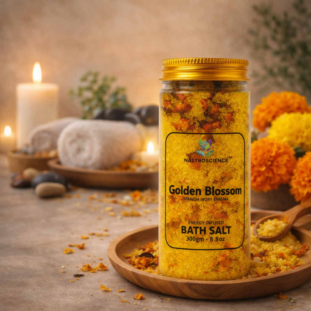 Golden Blossom Energy Infused Bath Salt