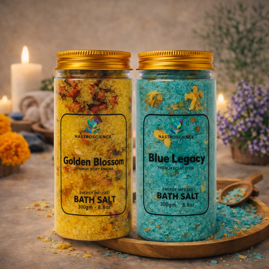 Golden Blossom & Blue Legacy Energy Infused Bath Salt