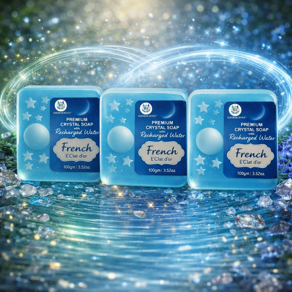 French E'Clat d'or Crystal Soap (Pack of 3)
