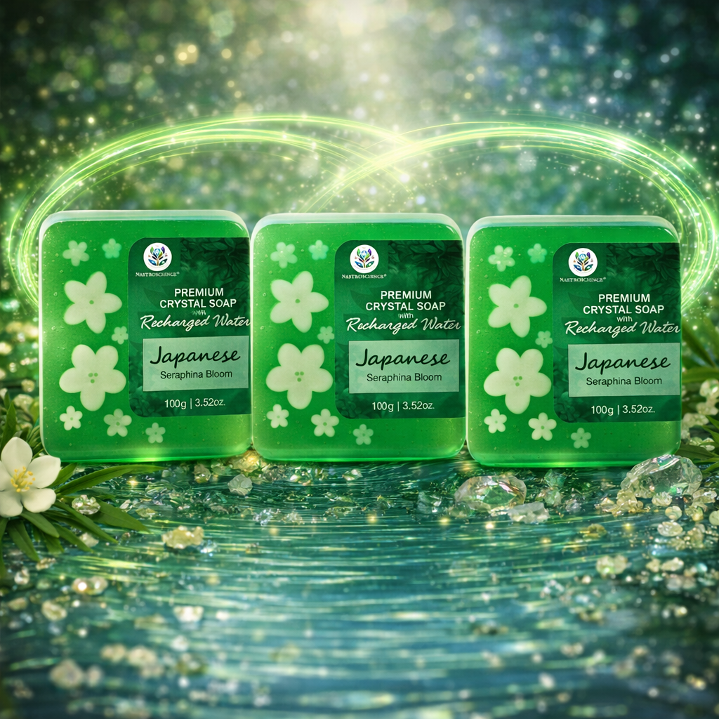 Japanese Seraphina Bloom Crystal Soap (Pack of 3)