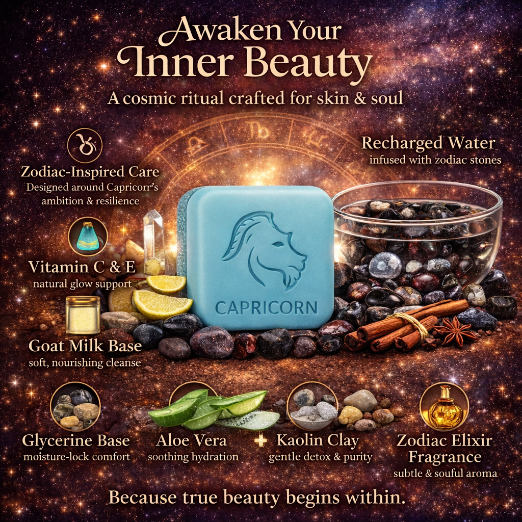 Capricorn Zodiac Soap