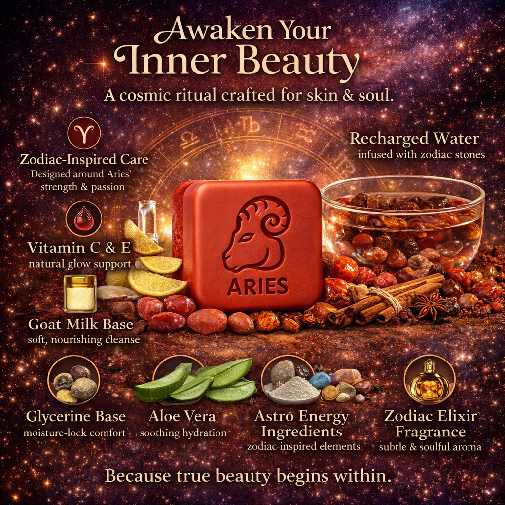 Aries Zodiac Soap
