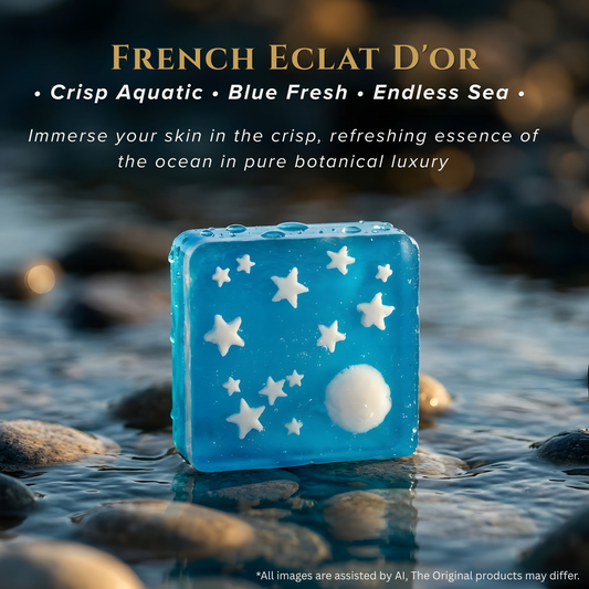 French E'Clat d'Or Crystal Soap - Nastroscience, view 2
