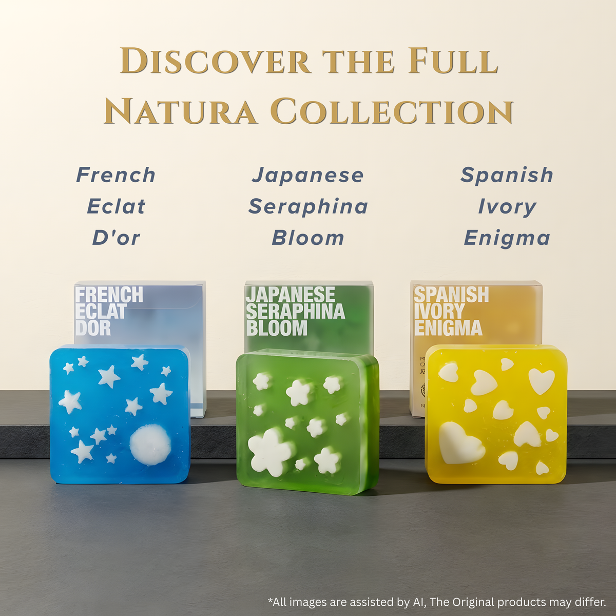 Japanese Seraphina Bloom Crystal Soap - Nastroscience, view 8
