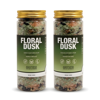 Floral Dusk Bath Salt Pack of 2 by Nastroscience