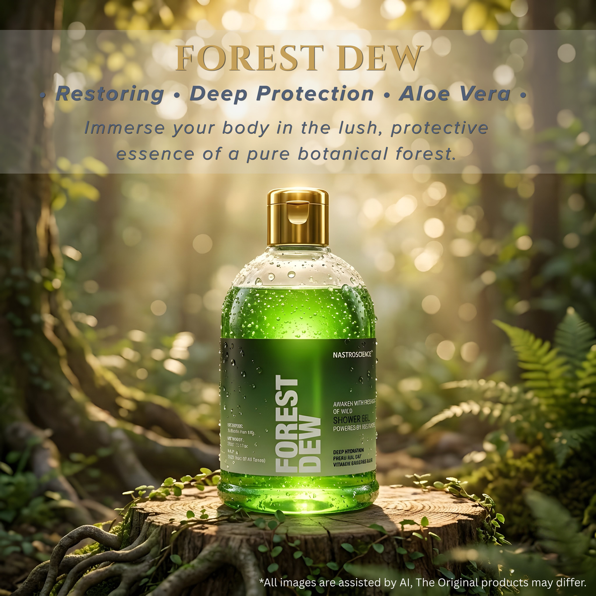 Forest Dew Shower Gel - Nastroscience, view 2