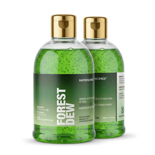 Forest Dew Shower Gel Pack of 2 by Nastroscience