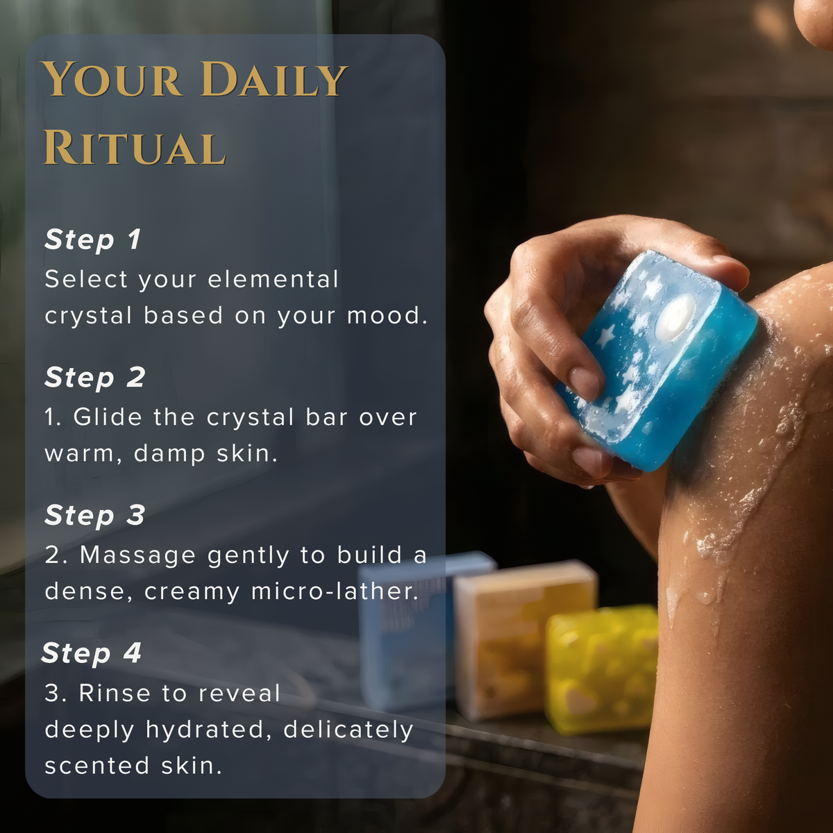 Yellow & Blue Premium Crystal Soap Pack of 2 - view 6