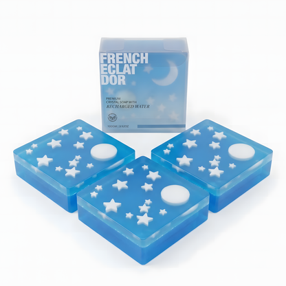 French E'Clat d'Or Crystal Soap Pack of 3 by Nastroscience