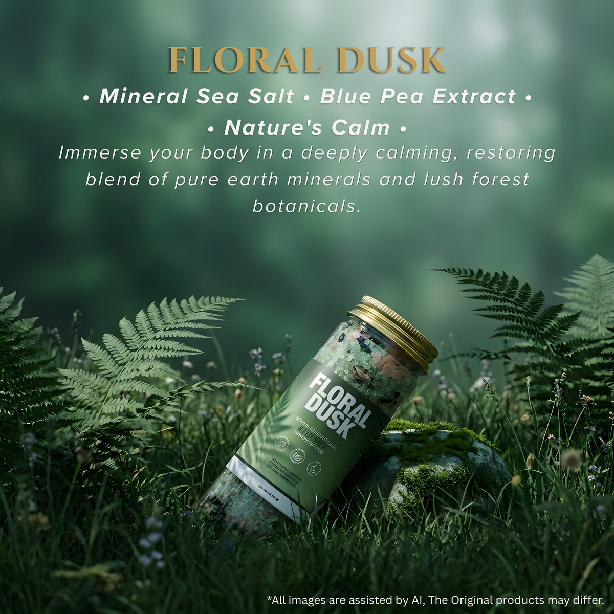 Floral Dusk Bath Salt - Nastroscience, view 2