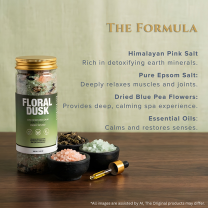 Floral Dusk Bath Salt - Nastroscience, view 3