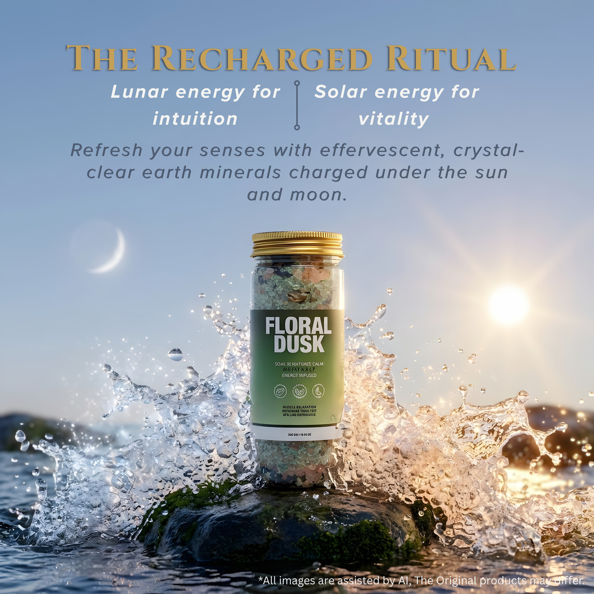 Floral Dusk Bath Salt - Nastroscience, view 4