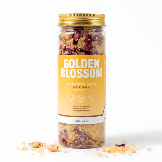 Golden Blossom Bath Salt by Nastroscience