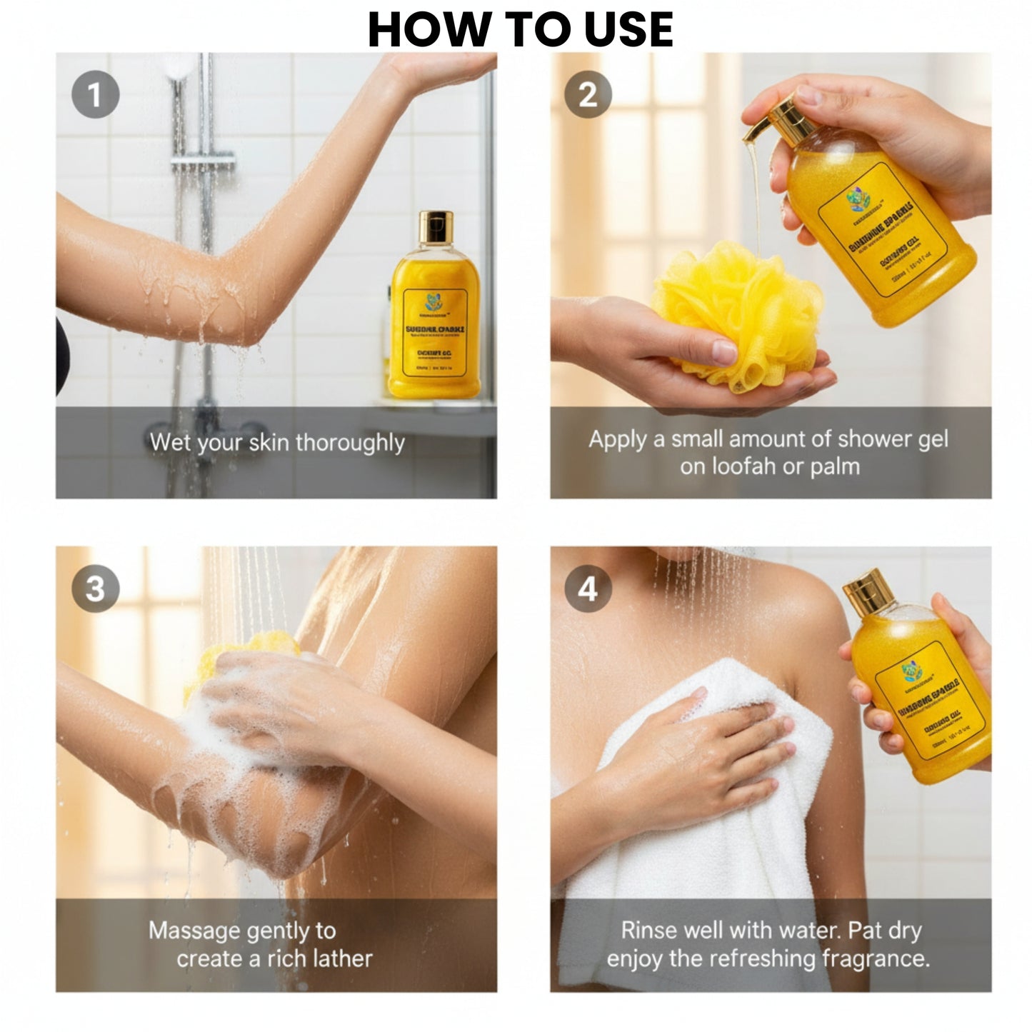 Sunshine Sparkle Shower Gel