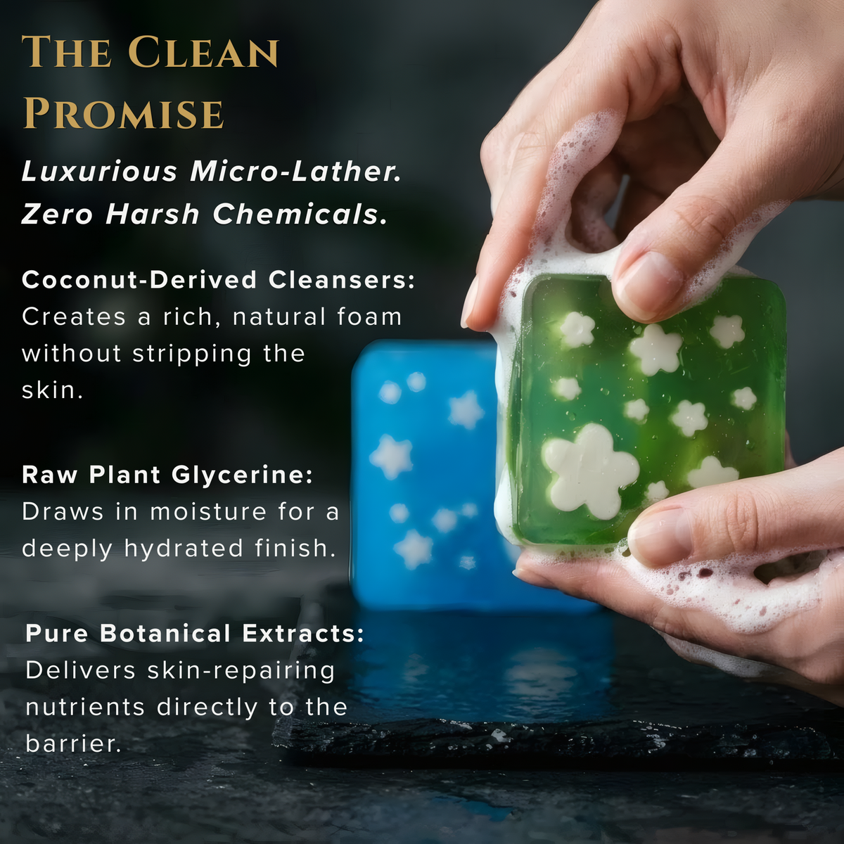 Green & Blue Premium Crystal Soap Pack of 2 - view 5