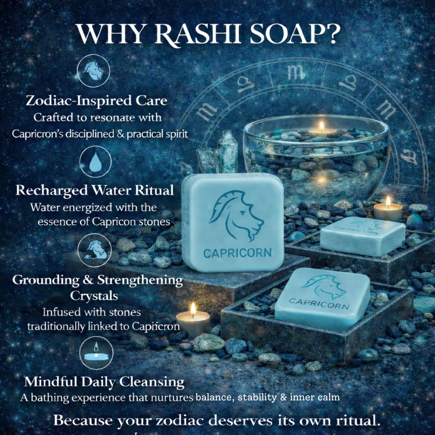 Capricorn Zodiac Soap