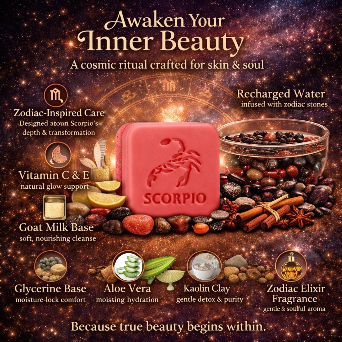 Scorpio Zodiac Soap