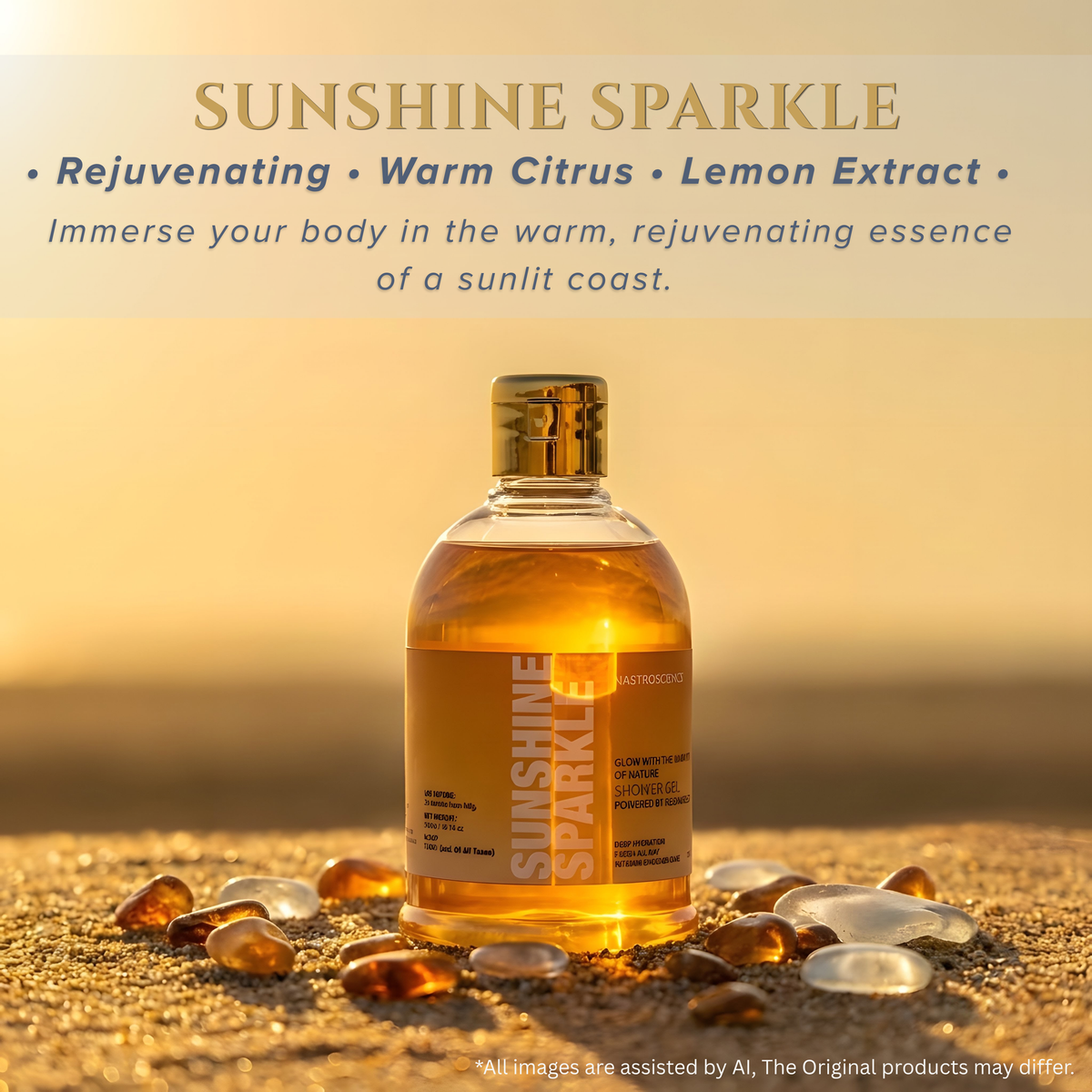 Sunshine Sparkle Shower Gel - Nastroscience, view 2