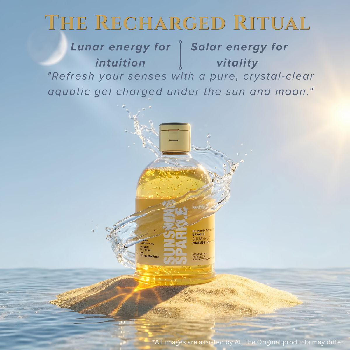 Sunshine Sparkle Shower Gel - Nastroscience, view 4