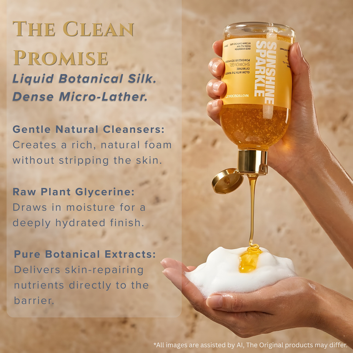 Sunshine Sparkle Shower Gel - Nastroscience, view 5