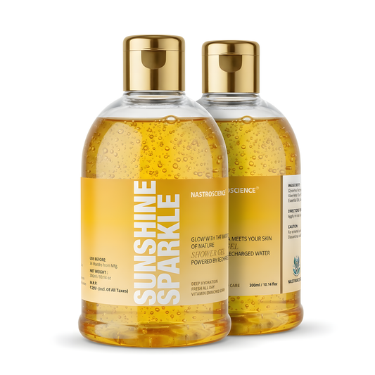 Sunshine Sparkle Shower Gel Pack of 2 by Nastroscience