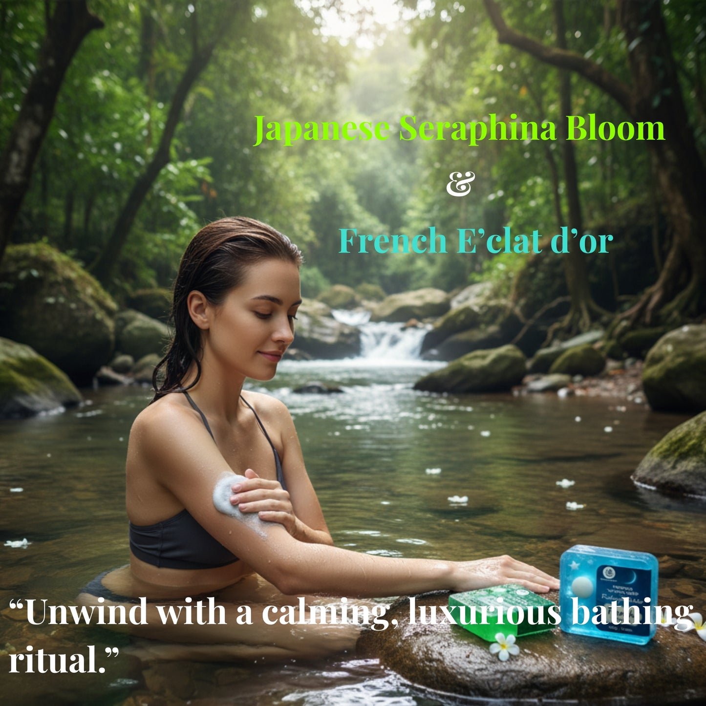 Green & Blue Premium Crystal Soap (Pack of 2)