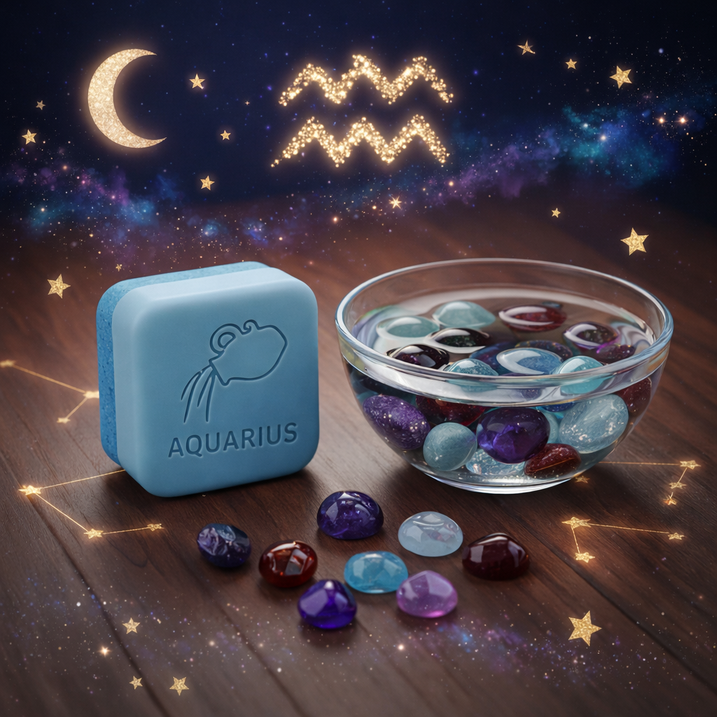 Aquarius Zodiac Soap