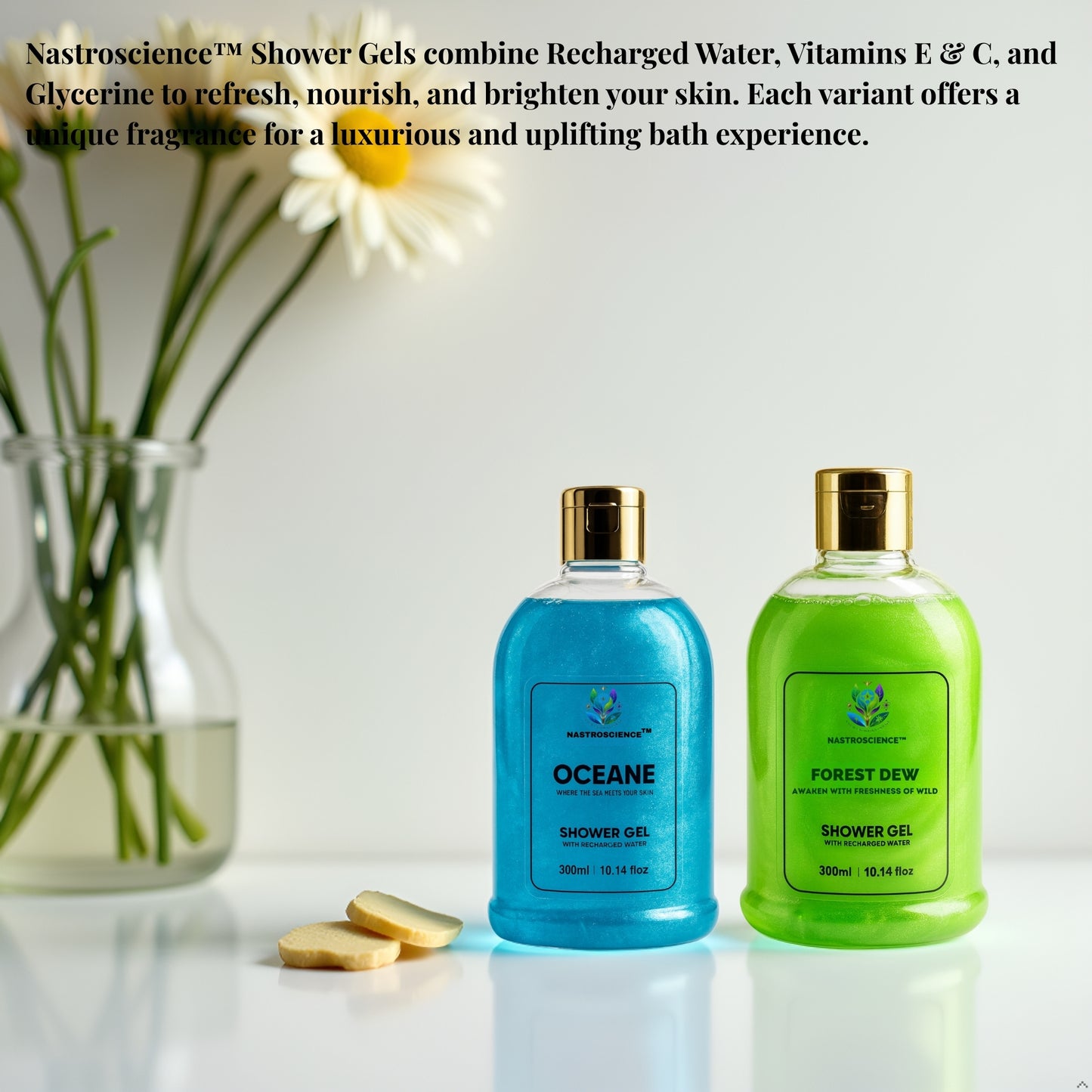 Oceane & Forest Dew Shower Gel (Pack Of 2)