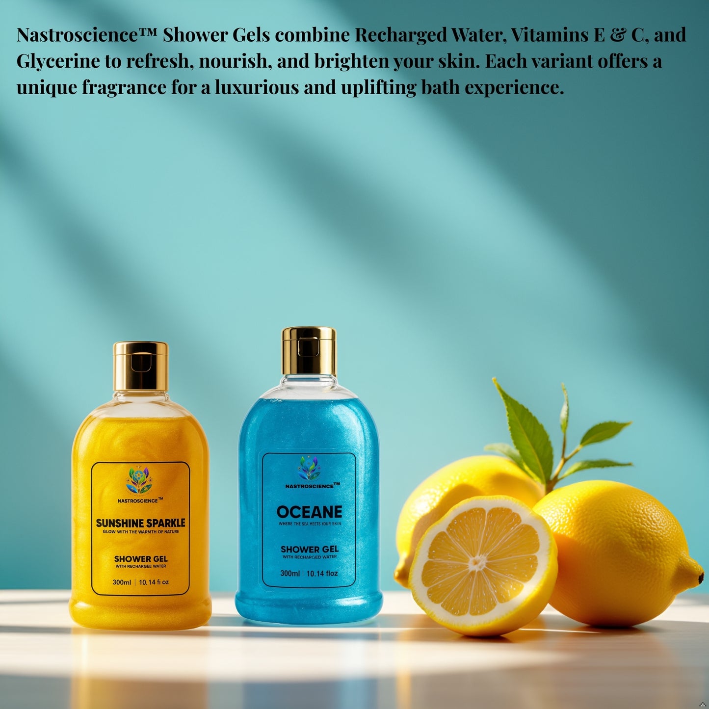 Sunshine Sparkle & Oceane Shower Gel (Pack Of 2)