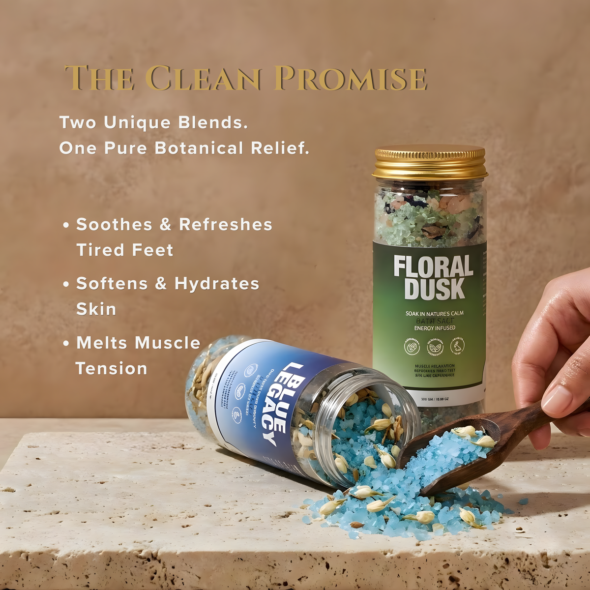Blue Legacy & Floral Dusk Bath Salt Duo - view 5