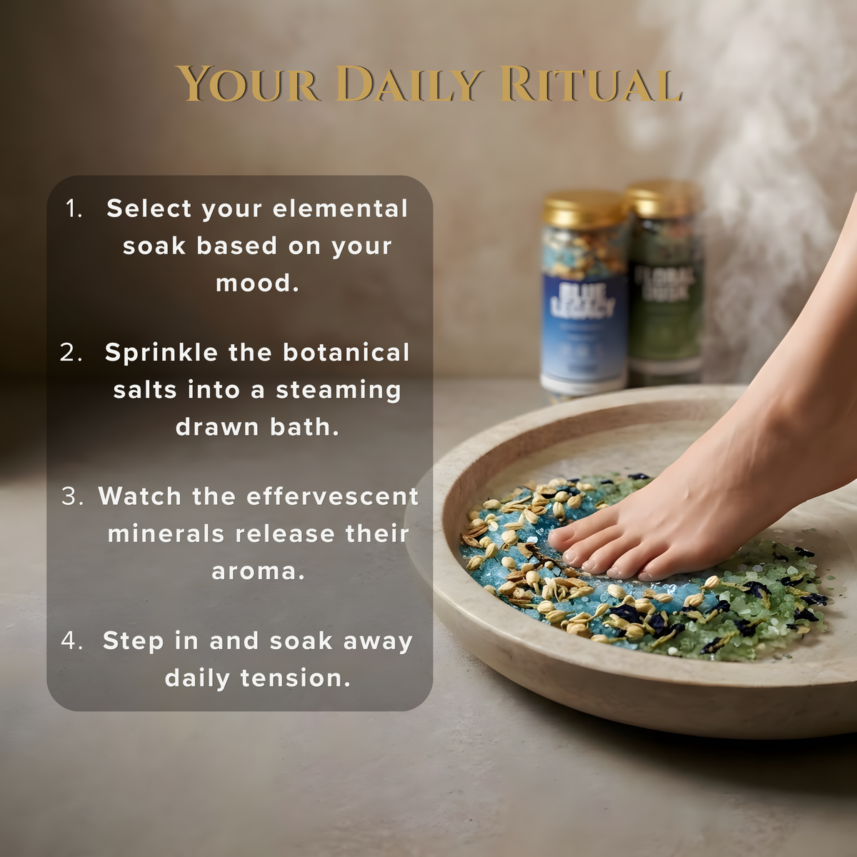 Blue Legacy & Floral Dusk Bath Salt Duo - view 7