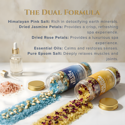 Golden Blossom & Blue Legacy Bath Salt Duo - view 3