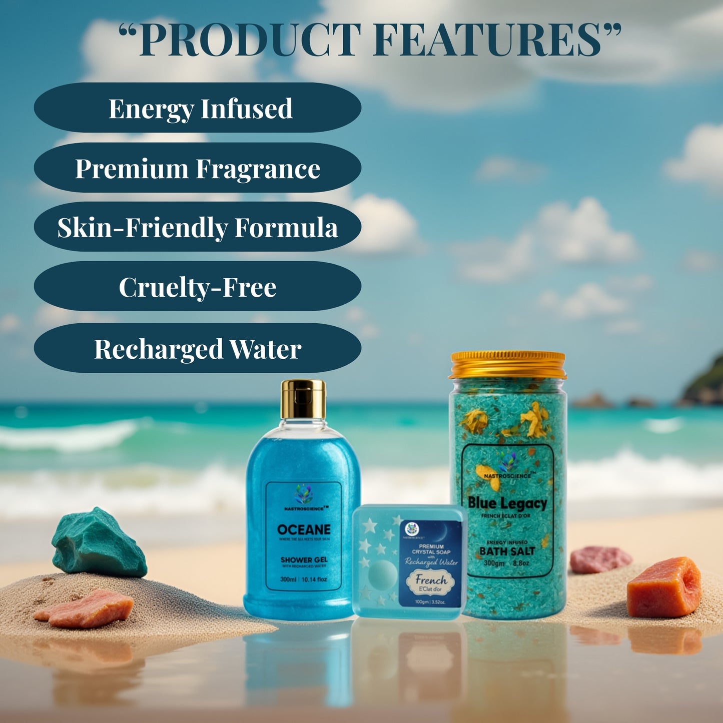 Nastroscience Ocean Serenity Luxury Ritual Kit