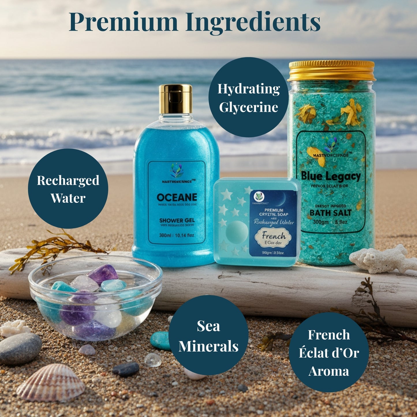 Nastroscience Ocean Serenity Luxury Ritual Kit